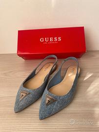 New GUESS Pointed Denim Ballet Flats - Size 37 -