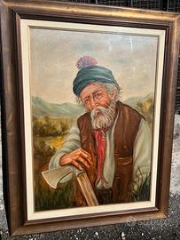 Olio su tela firmato Radaelli