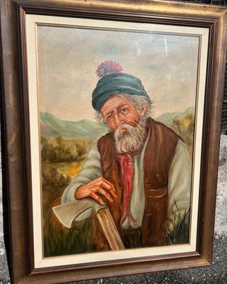 Olio su tela firmato Radaelli