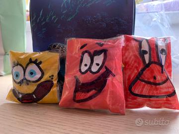 Spongebob-Patrick -Mr. Krab