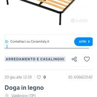 Doga matrimoniale piu struttura in ferro battuto