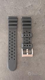 Cinturino Miltat Strapcode FKM Nero 22 mm  - Diver