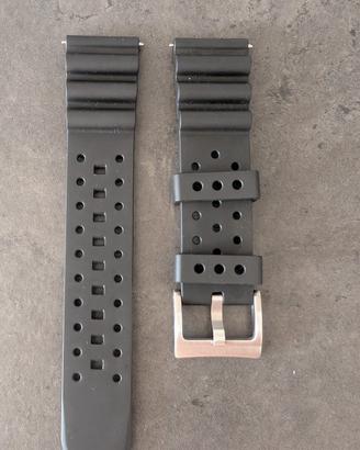 Cinturino Miltat Strapcode FKM Nero 22 mm  - Diver