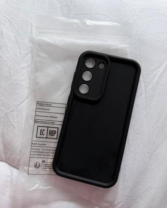 Cover Nera Nuova Samsung s23 protezione fotocamera