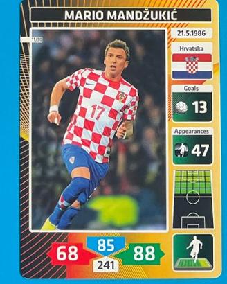 MARIO MANDZUKIC 11 Panini Fußball Stars 2014 CARD