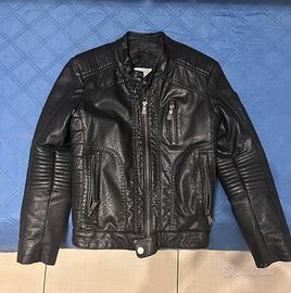 Giubbotto pelle 8/9 anni