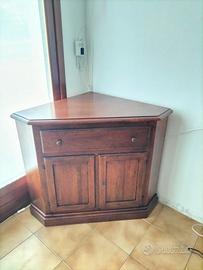 Mobile TV in legno con cassettone e ante