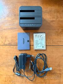 Kit Archiviazione: Case +SSD Samsung 1TB + HDD 1TB