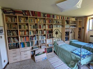 Libreria e Camera da letto (2 reti e materassi)