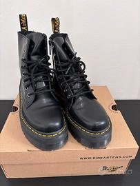Dr. Martens Jadon platform in pelle nera 38