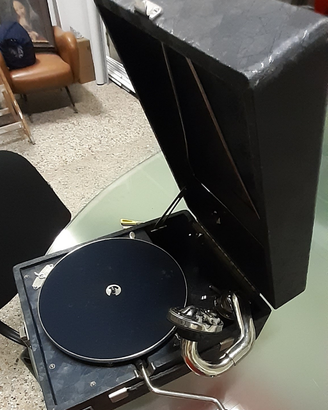 Grammofono valigetta vintage