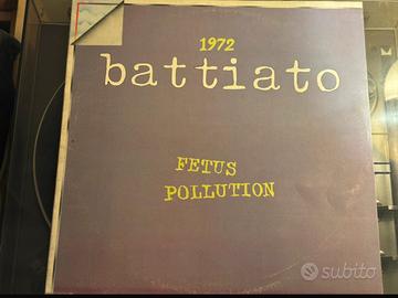 Vinile “Fetus Pollution” di Franco Battiato