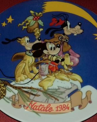 C.erco piatto di natale Topolino disney 1984