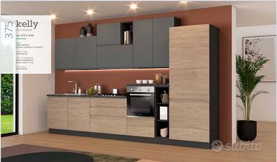 Cucina New Kelly L.375 frigo da 75 total no frost