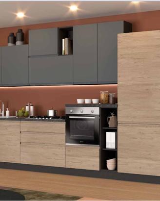 Cucina New Kelly L.375 frigo da 75 total no frost