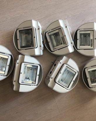 7 Faretti direzionabili bianchi