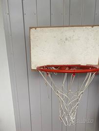 Canestro e pallone basket 