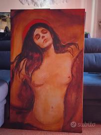 Quadro  su tela Madonna Munch 114x70