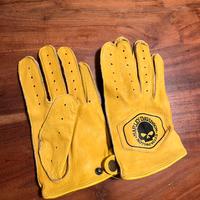 Guanti moto gialli harley davidson