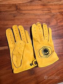 Guanti moto gialli harley davidson