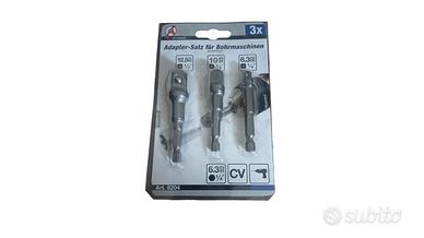 Set di Adattatori per Trapano 1/2", 3/8", 1/4" - N