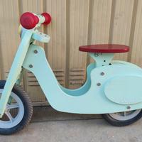 Bici senza pedali legno Vespa Mint Scooter Janod
