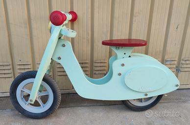 Bici senza pedali legno Vespa Mint Scooter Janod