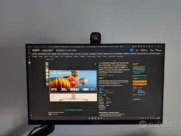 LG 24ML600S Monitor 24" Full HD LED IPS, 1920x1080