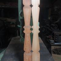 Stecche per ringhiera o recinzione in legno