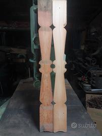 Stecche per ringhiera o recinzione in legno