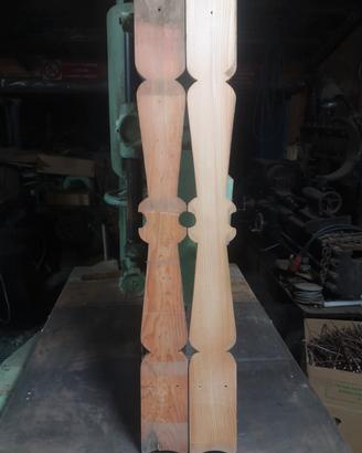 Stecche per ringhiera o recinzione in legno