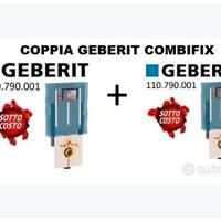 COPPIA Geberit 110.790.00.1 COMBIFIX WC SOSPESO