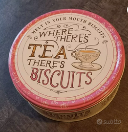 Scatola di latta vintage Jacobsens Bakery