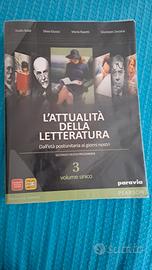 libro L'attualità della letteratura volume 3