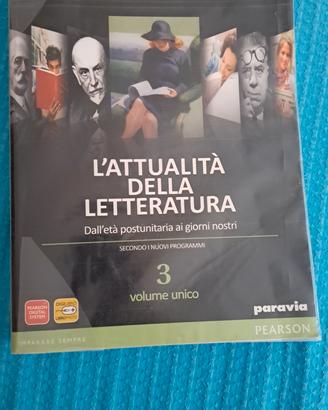 libro L'attualità della letteratura volume 3