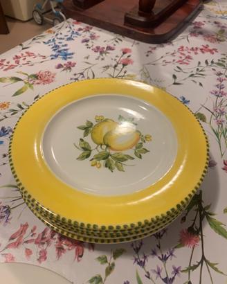 🍋 Set 7 Piatti Tiffany – Made in Italy – Ø 26 cm