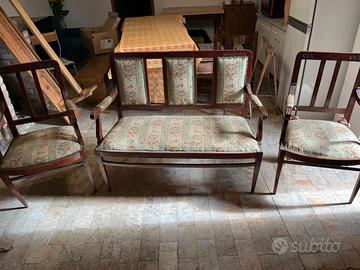 Sedie,e poltroncine fine 800 da restaurare