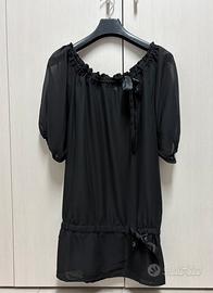 Blusa/casacca lunga nera Bonprix
