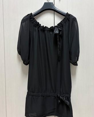 Blusa/casacca lunga nera Bonprix