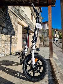 Bici elettrica pieghevole