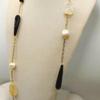 Collana Citrini e Onice