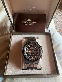 Orologio Mondia uomo cronografo acciaio