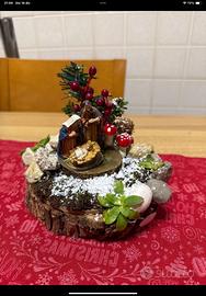 Presepe artigianale fatto a mano presepio natalr