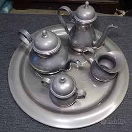 servizio d'argento silver plated centrotavola