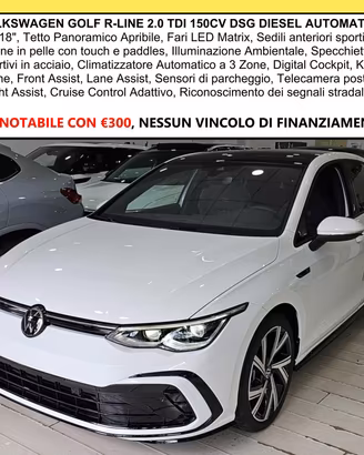 Volkswagen Golf Rline 2.0 TDI DSG Led Matrix R Lin