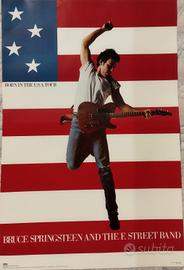 poster vintage tour Bruce Springsteen USA raro