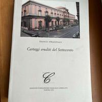 CARTEGGI ERUDITI DEL SETTECENTO-Franco Strazzullo