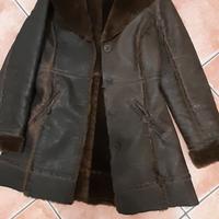 cappotto in finto montone
