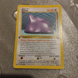 carta Pokemon Ditto prima edizione 18/62