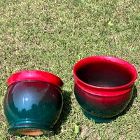 Coppia di copri vaso